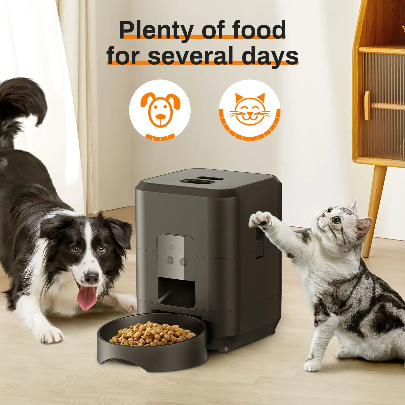Automatic smart pet feeder