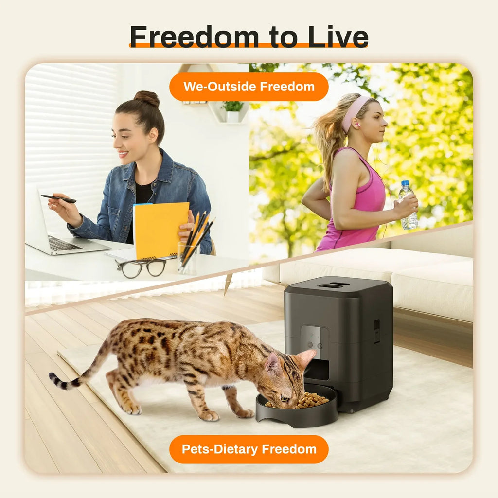 Automatic smart pet feeder